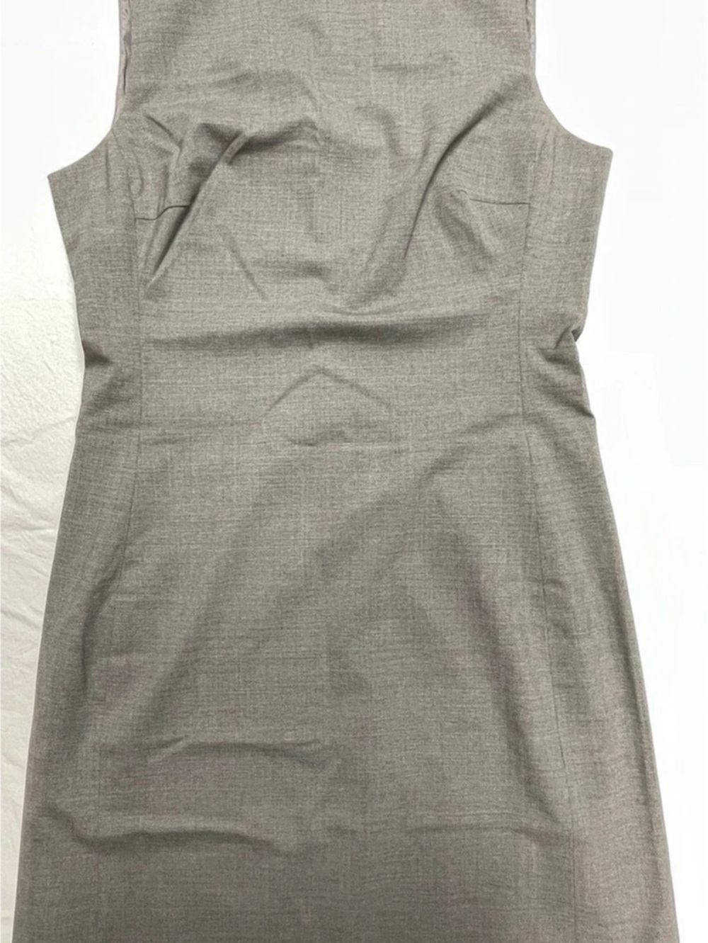 Quince Italian Wool Sleeveless Dress Gray Size 10